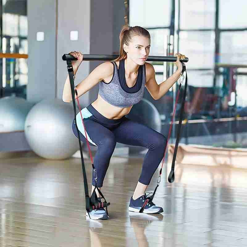 Portable Pilates Bar and Resistance Band