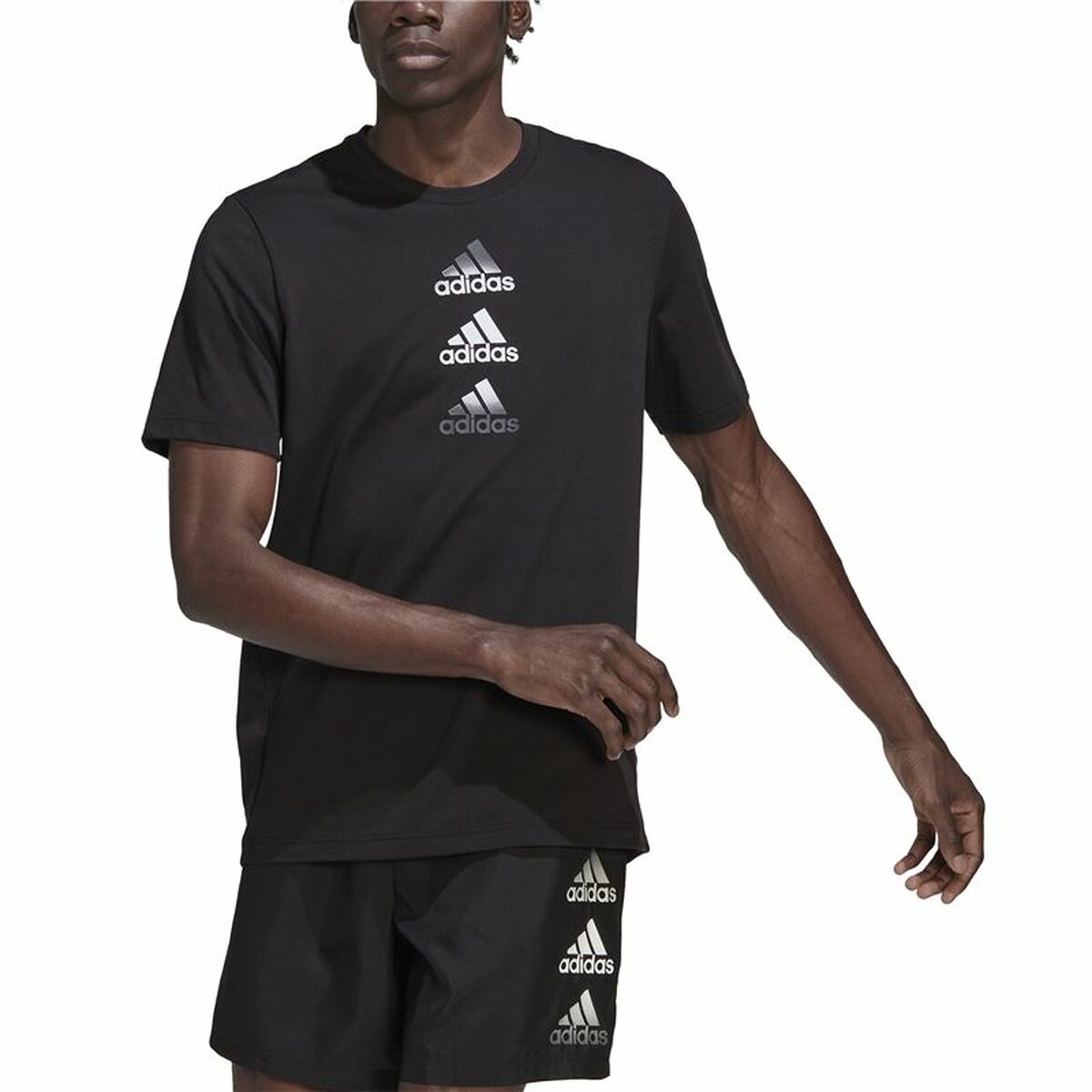 Men’s Short Sleeve T-Shirt Adidas Designed To Move Logo