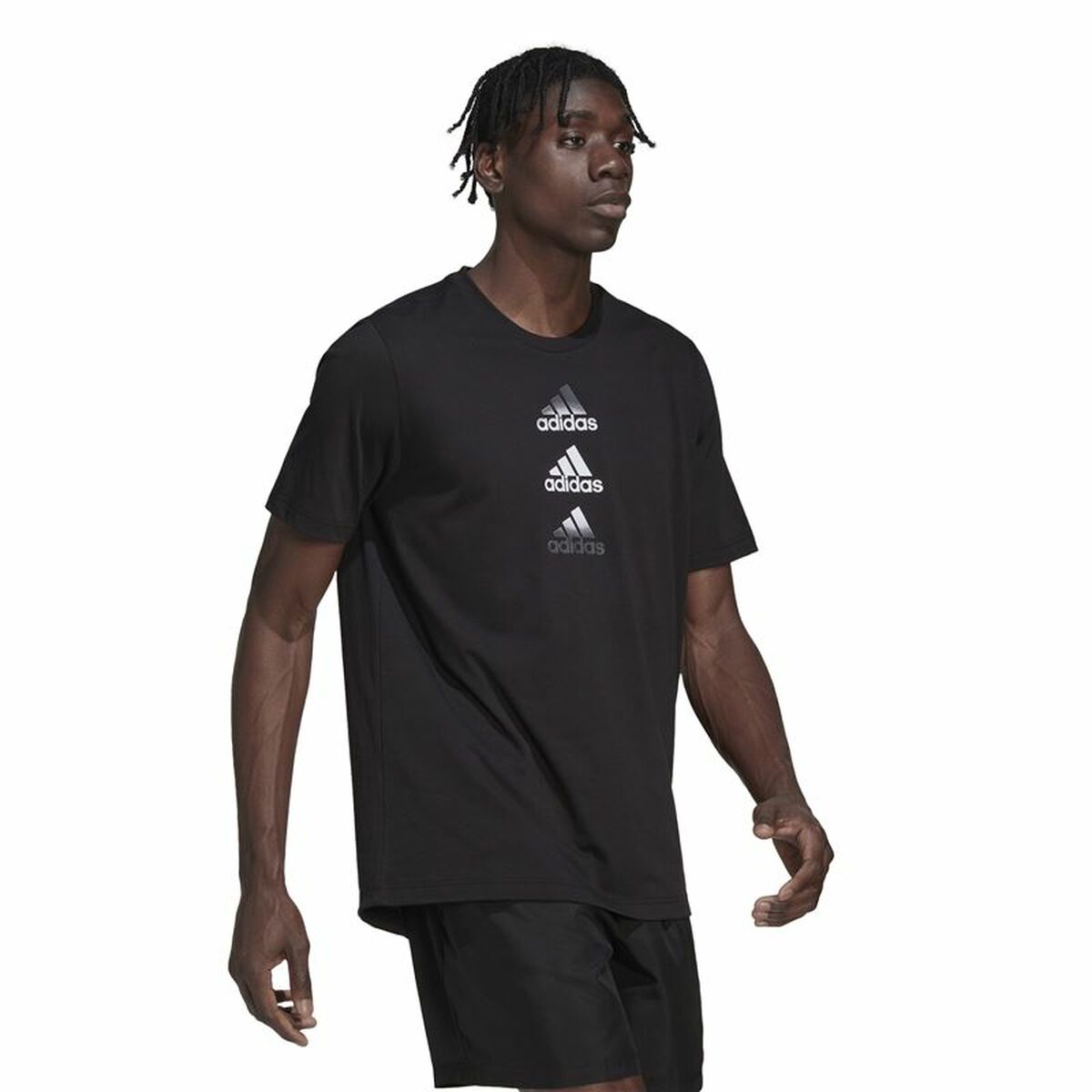 Men’s Short Sleeve T-Shirt Adidas Designed To Move Logo