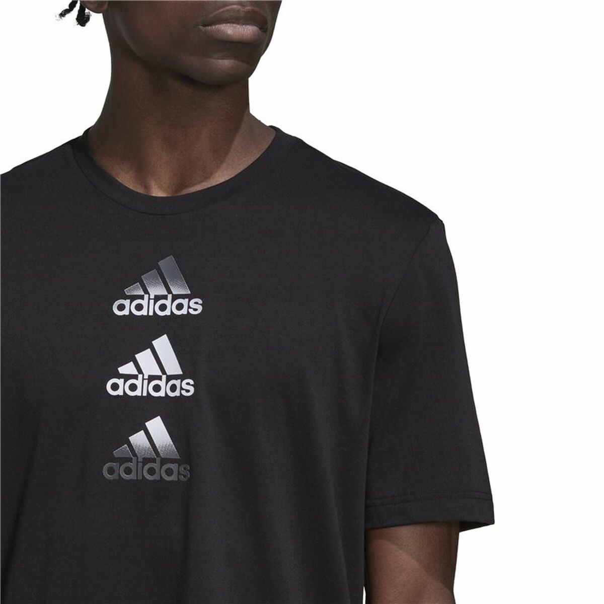 Men’s Short Sleeve T-Shirt Adidas Designed To Move Logo