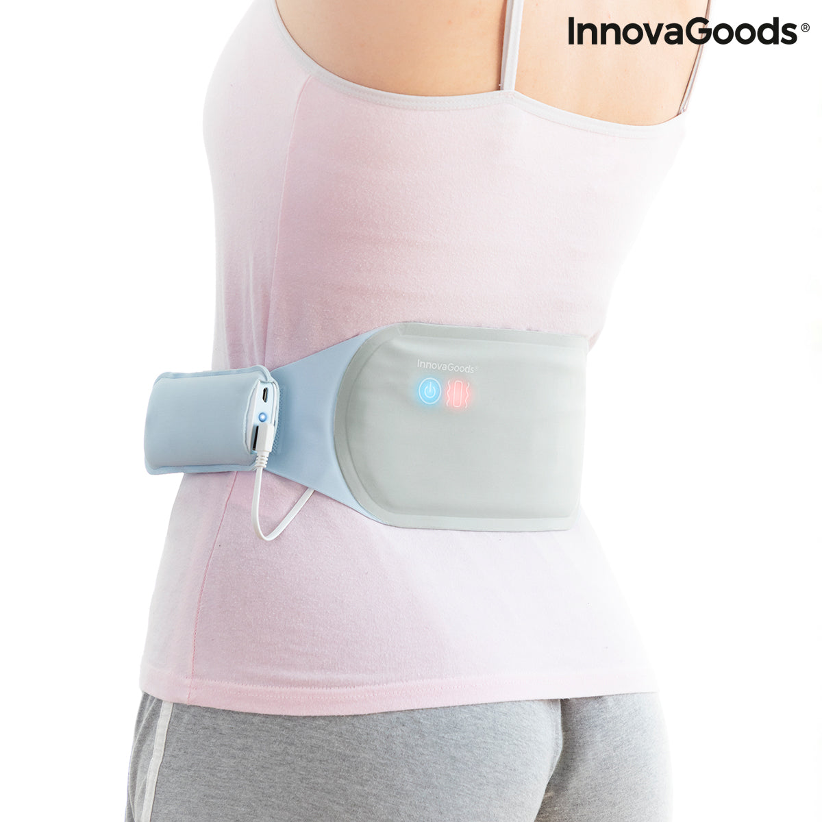 Rechargeable Wireless Massage and Heat Belt Beldisse InnovaGoods