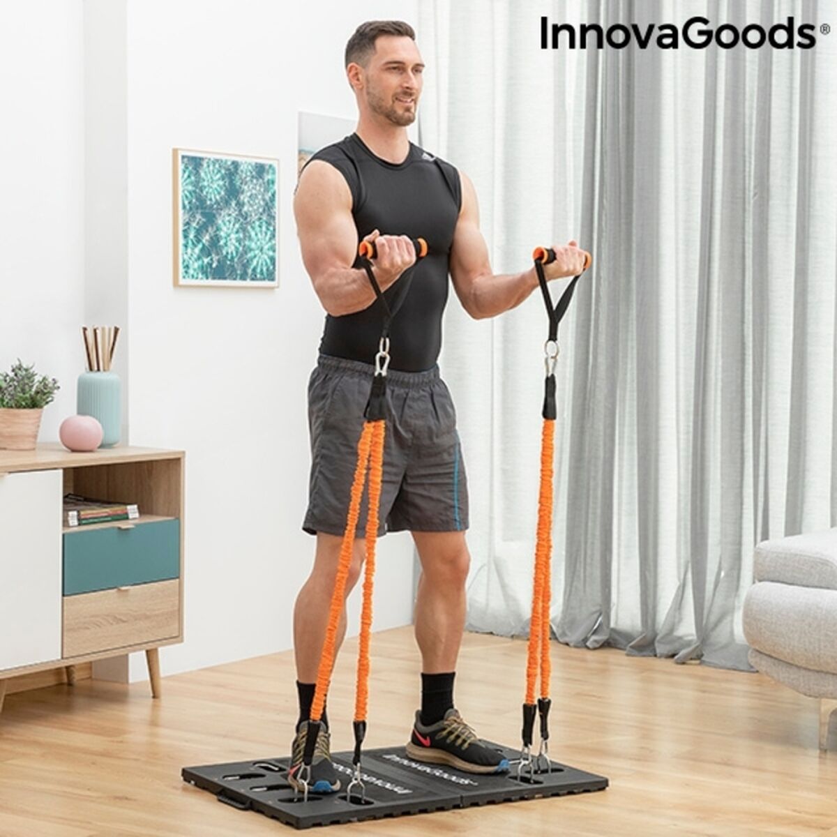 Integrated Portable Training System with Exercise Guide Gympak Max